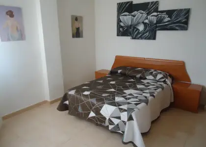 Alquiler de piso de tres dormitorios y un baño con garaje en zona del hospital en Manzanares