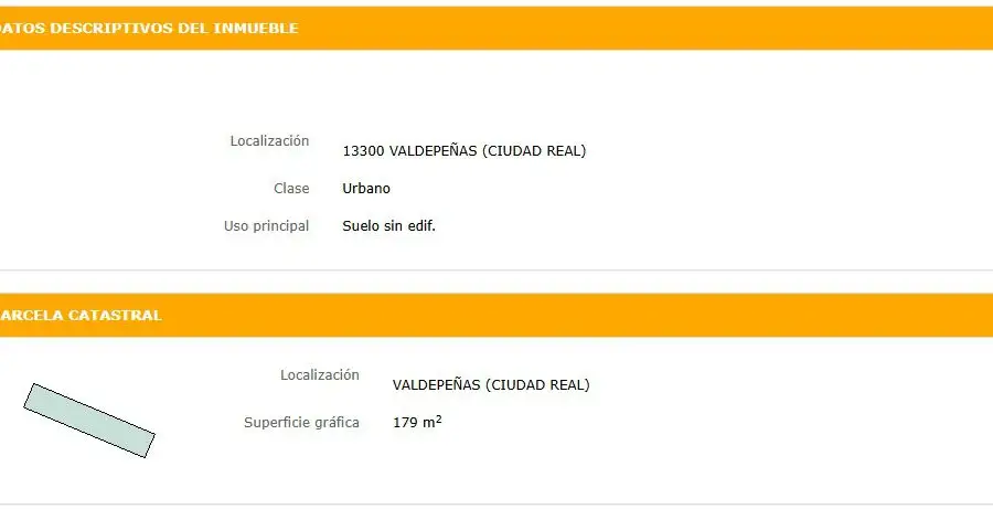 Solar en Valdepeñas, Barrio Lucero en Valdepeñas